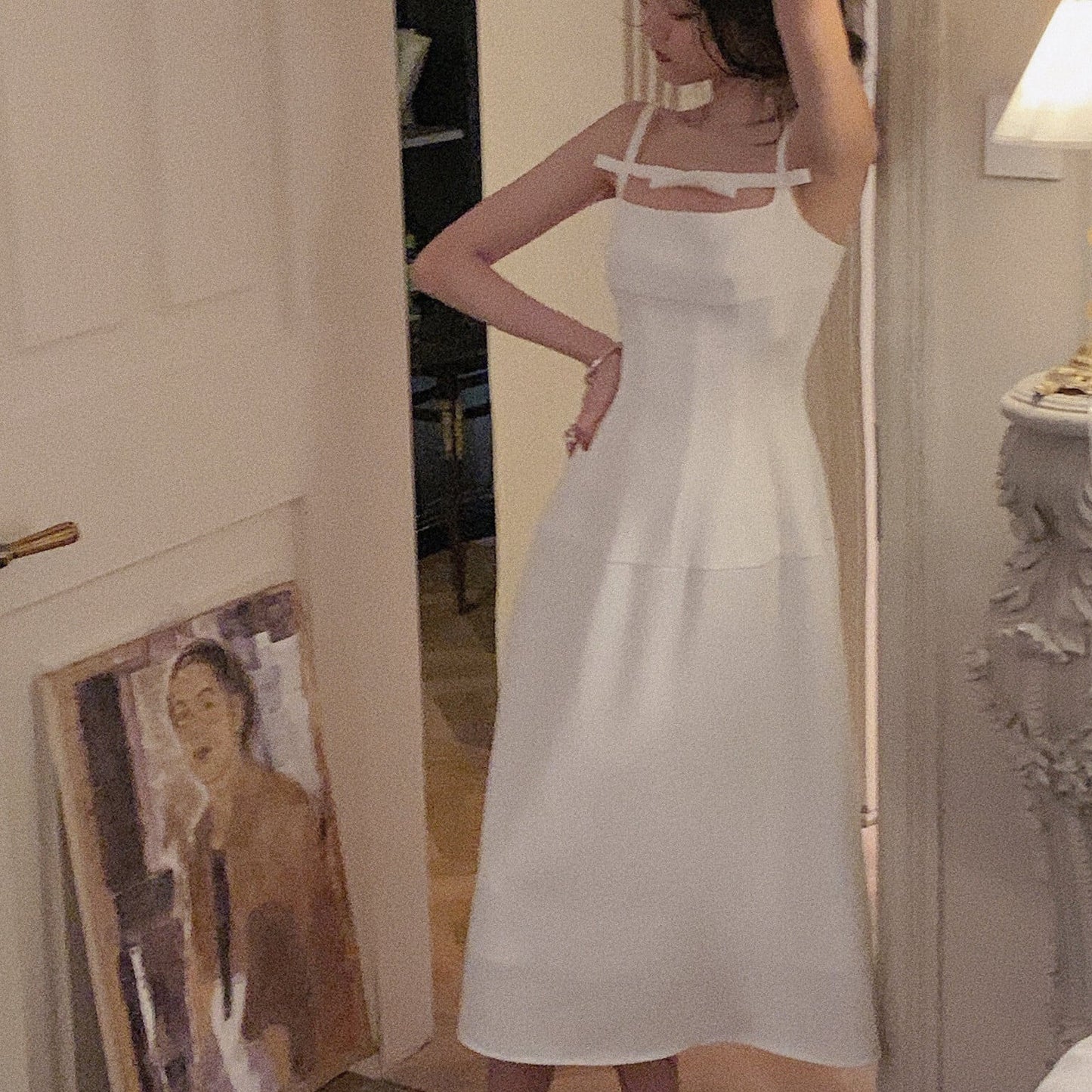 【dress】リボンキャミワンピース　N3266