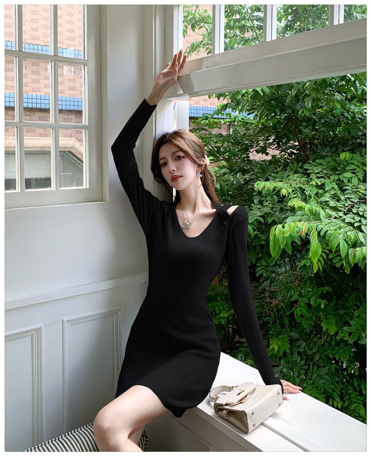 【dress】ニットワンピース　M25534