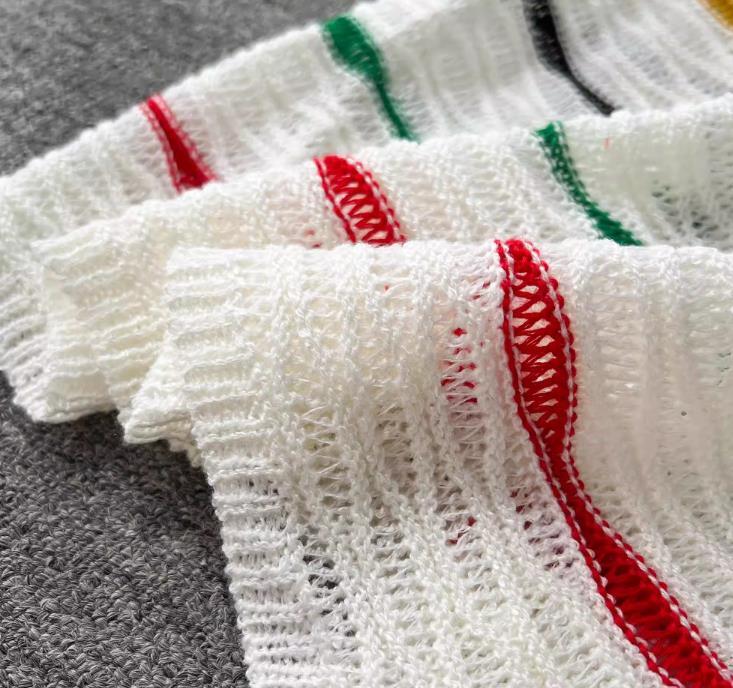 【set】ボーダー柄Ｔシャツ+スカート2点セットF7522