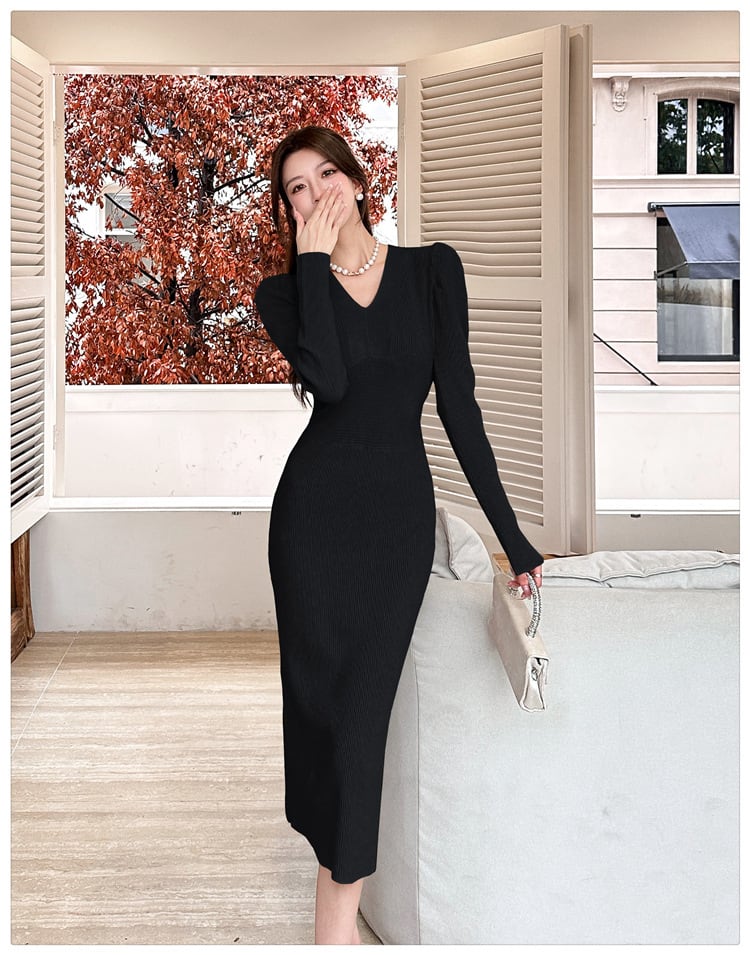 【dress】ニットワンピース　M26036