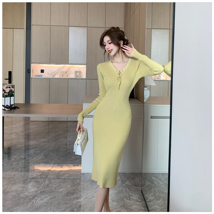【dress】ニットワンピース　M18562