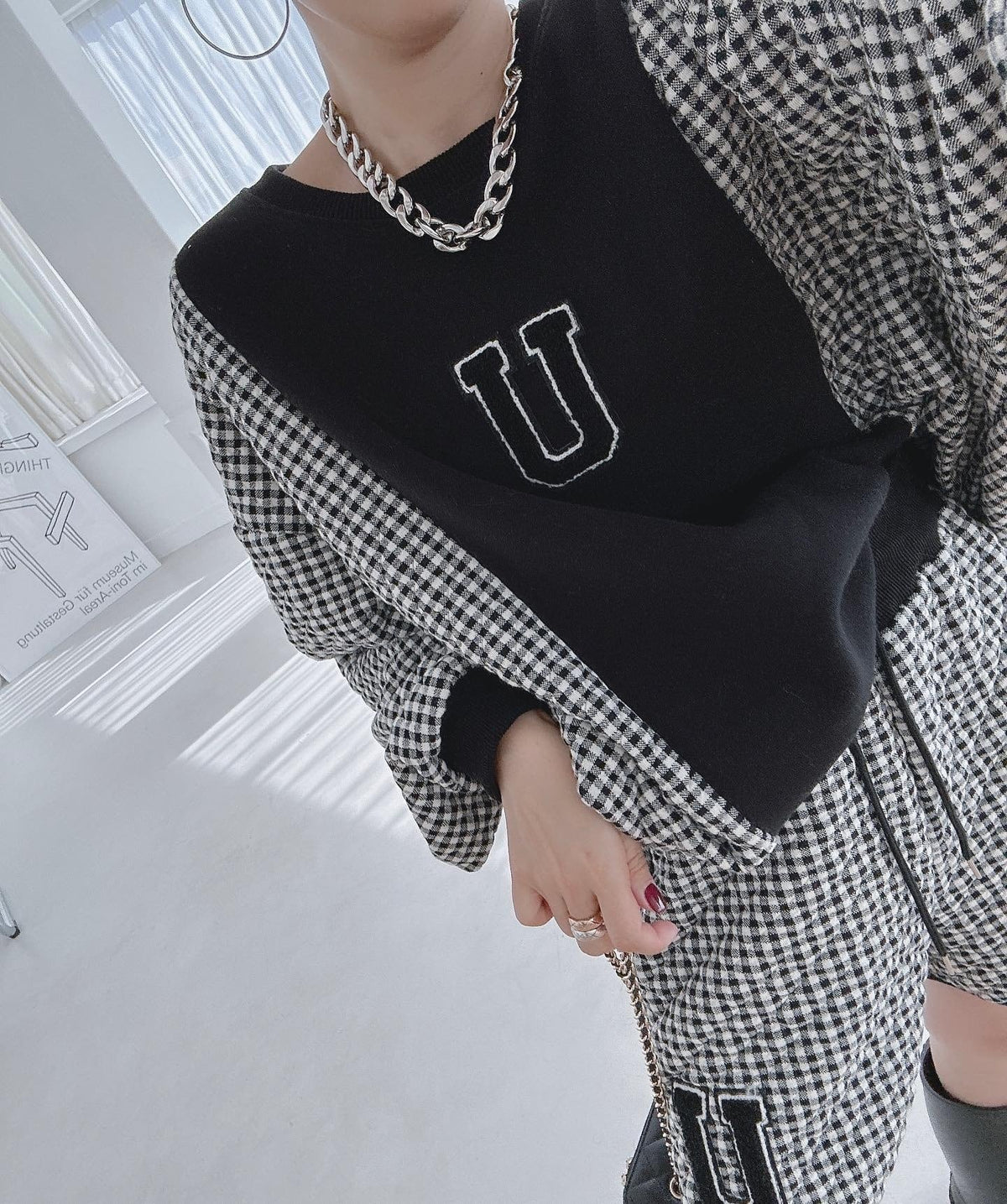 【set】プルオーバー×ショートパンツセット　M26193