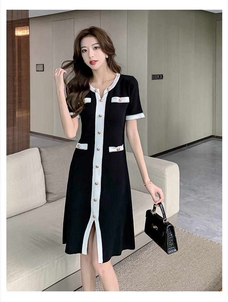 【dress】ニットワンピース　M24552