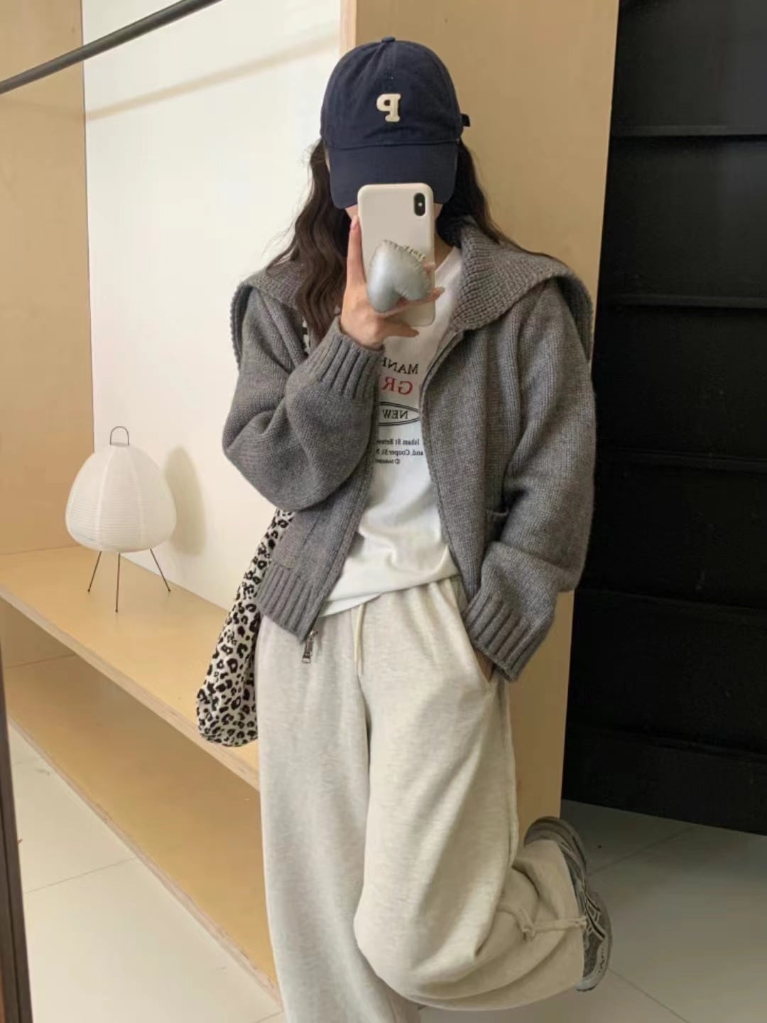 【outer】ファスナーニットカーデ　M25676
