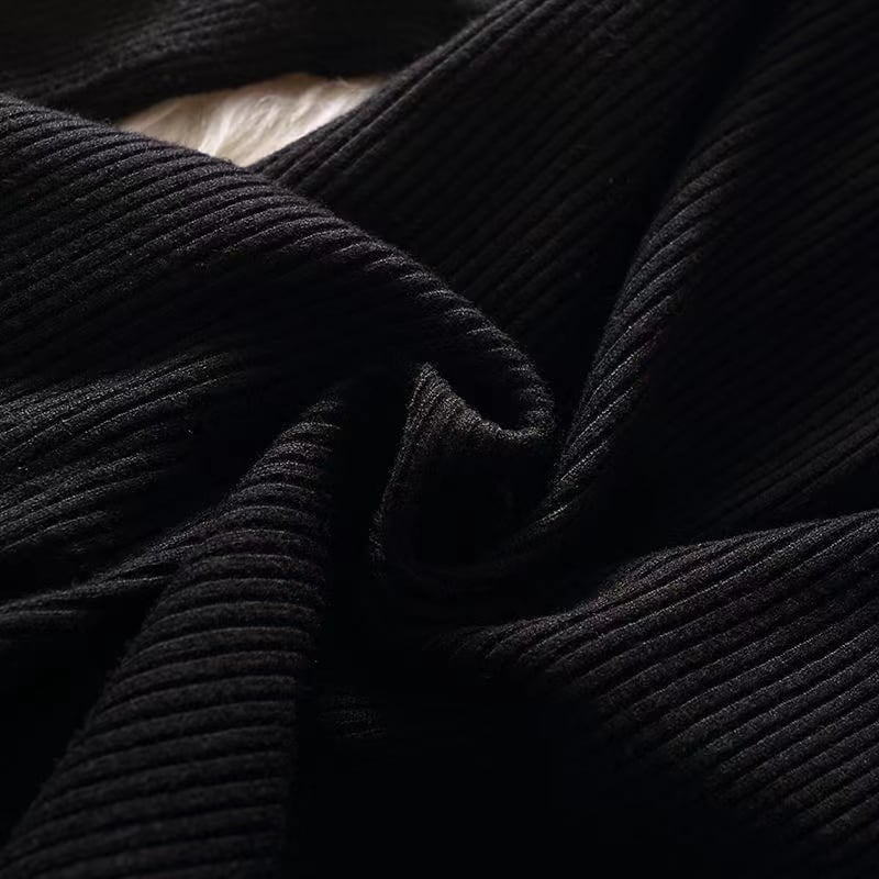 【set】一目惚れ！2点セット無地セーター+Vネックウェスト絞りチェック柄キャミワンピース通勤日常セットアップF1405