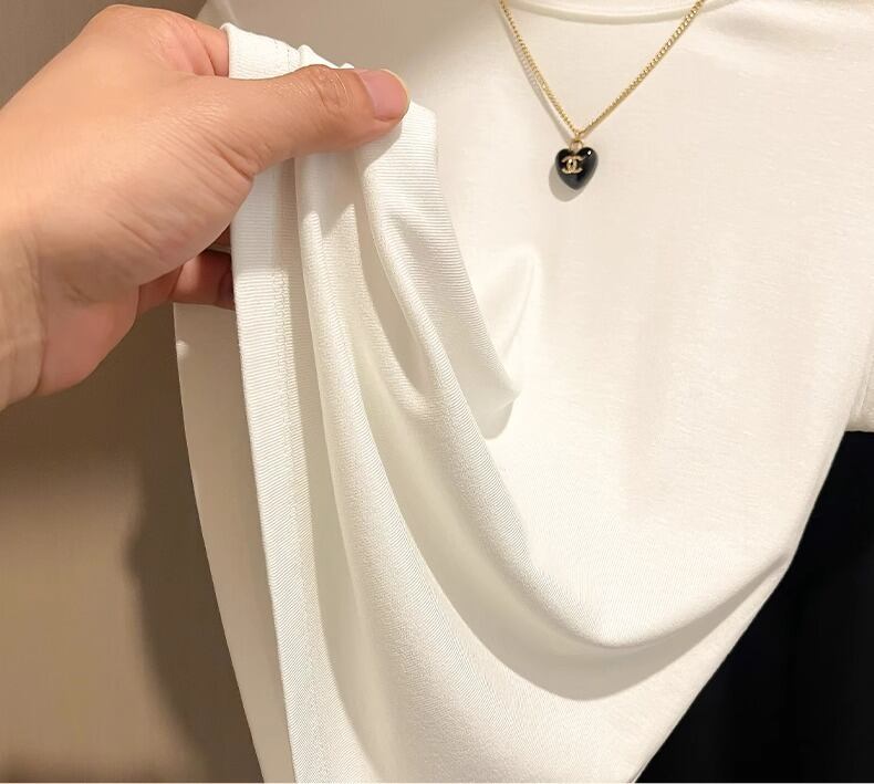 【tops】ラウンドネック半袖ＴシャツF7403