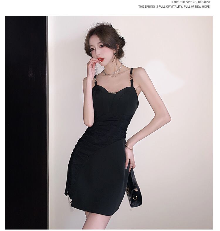 【dress】メッシュ切り替えキャミワンピース G21086