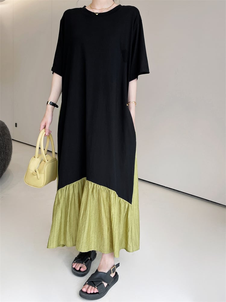 【dress】切り替えワンピース　M25159
