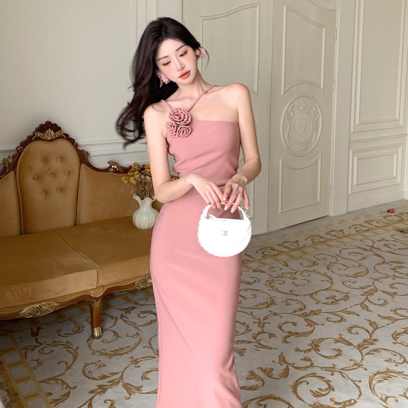 【dress】体型カバーキャミワンピース G21115