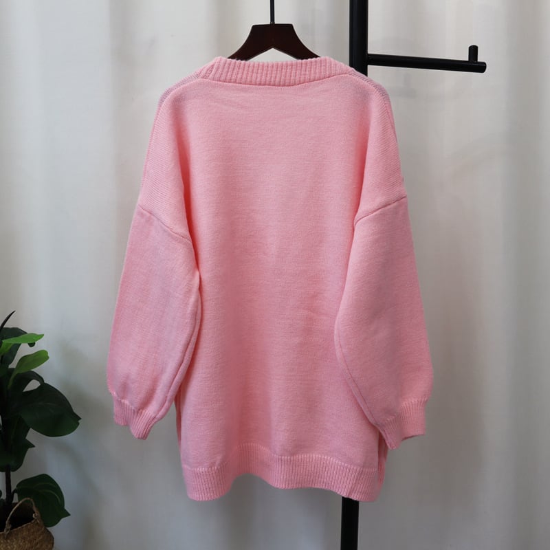 【outer】Vネックニットカーデ　M26029