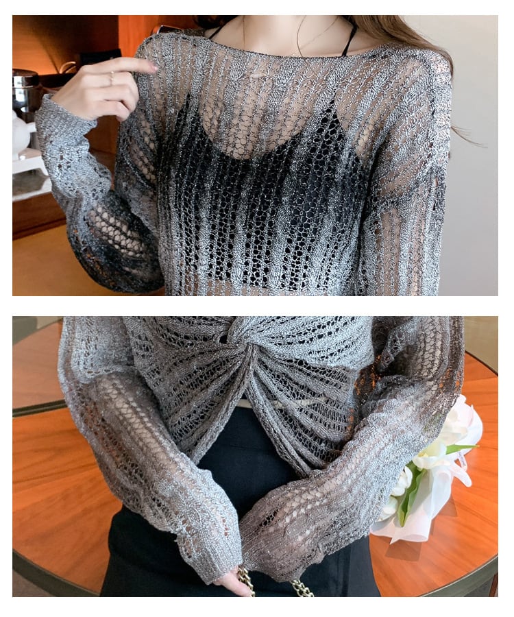 【tops】2WAYクロスカットワークトップス　M25583