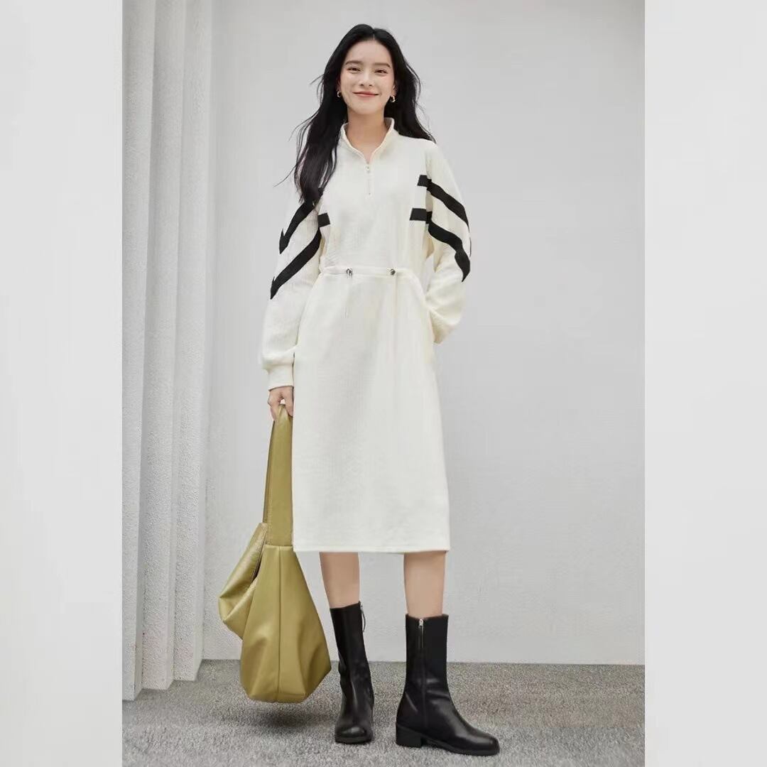 【dress】カジュアルニットワンピース　M18942