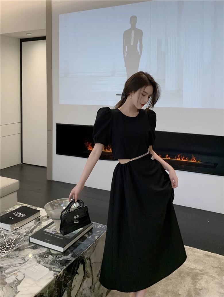 【dress】ウエストカットワンピース G21055