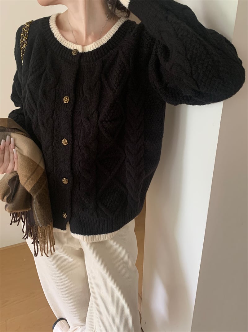 【outer】ニットカーデ　M26189