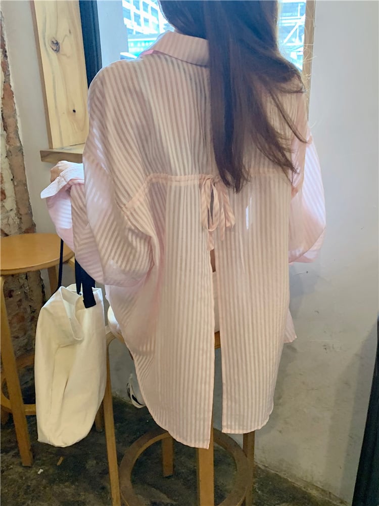 【tops】紫外線対策シャツ　M24234