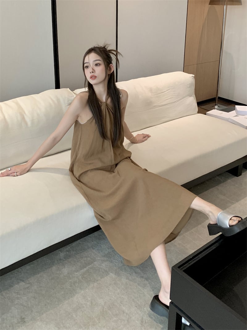 【dress】ホルターネックワンピース　M24617