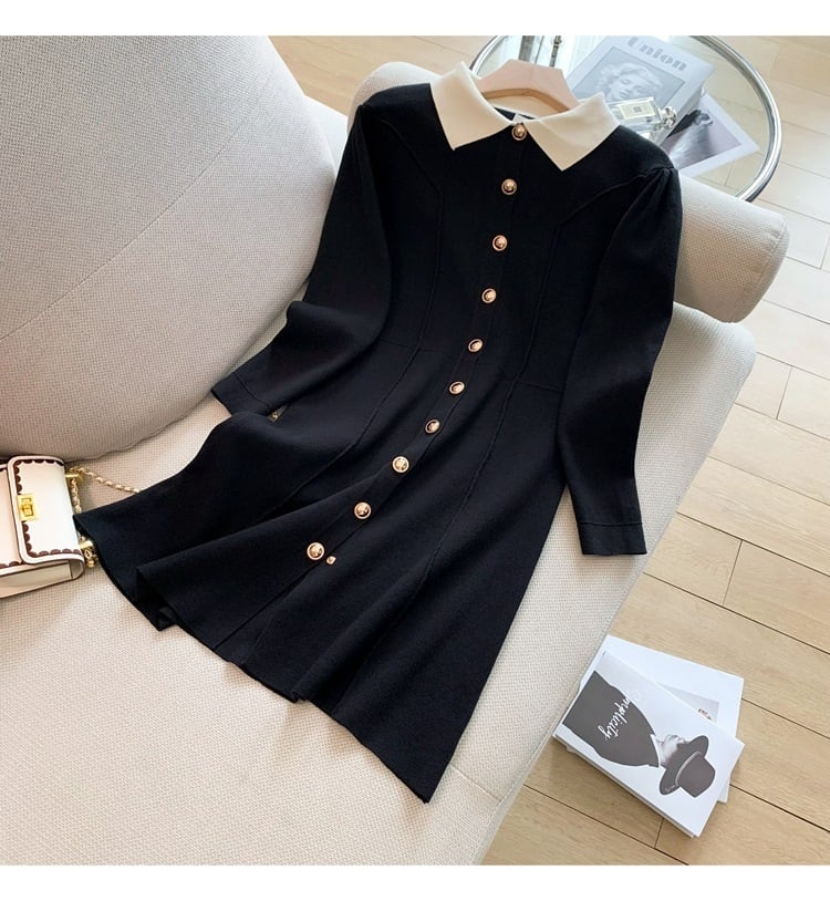 【dress】ニットワンピース　M25426