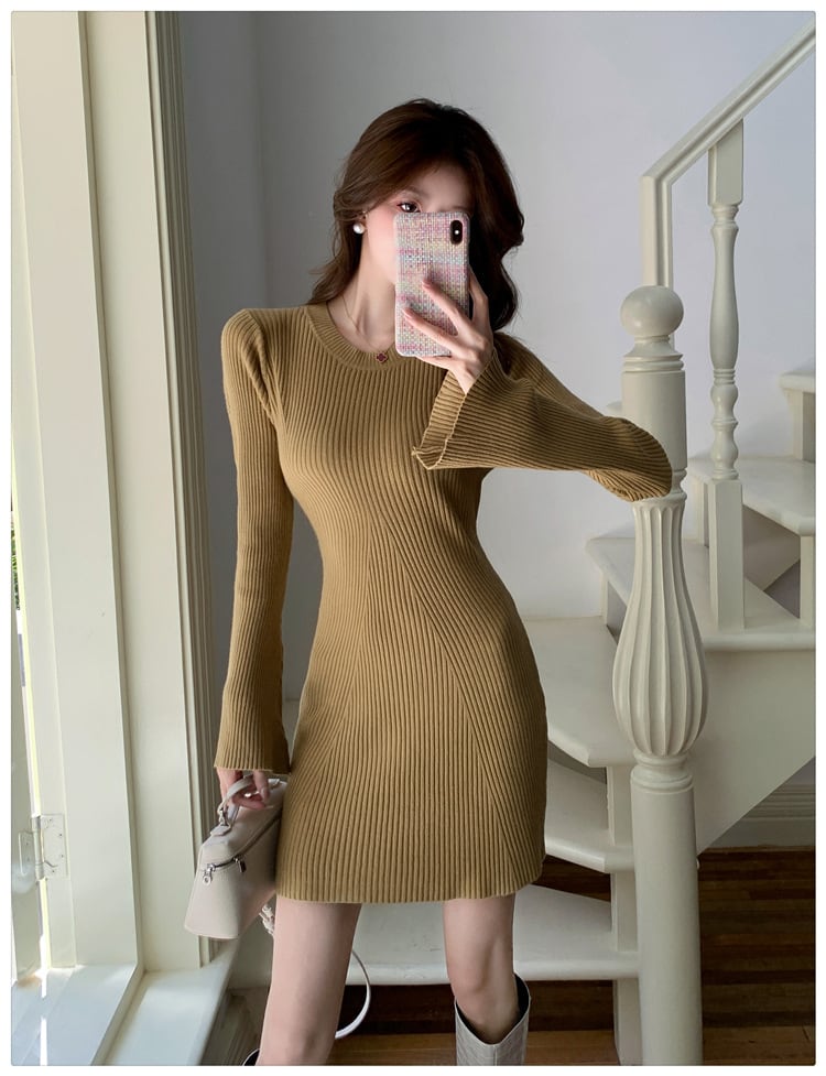 【dress】ニットワンピース　M25361