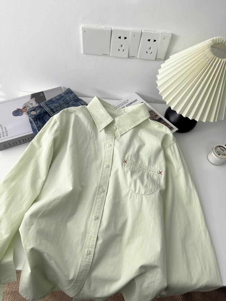 【tops】カラーシャツ　M29921
