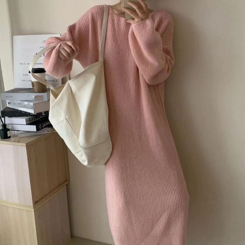 【dress】ニットワンピース　M25568