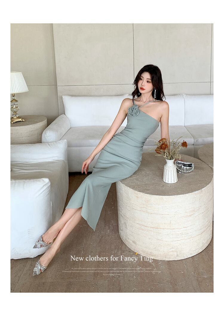 【dress】体型カバーキャミワンピース G21115