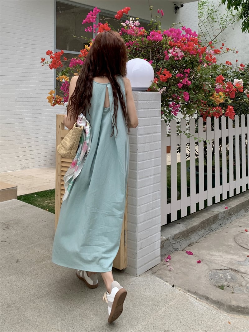 【dress】ノースリーブワンピース　M25058