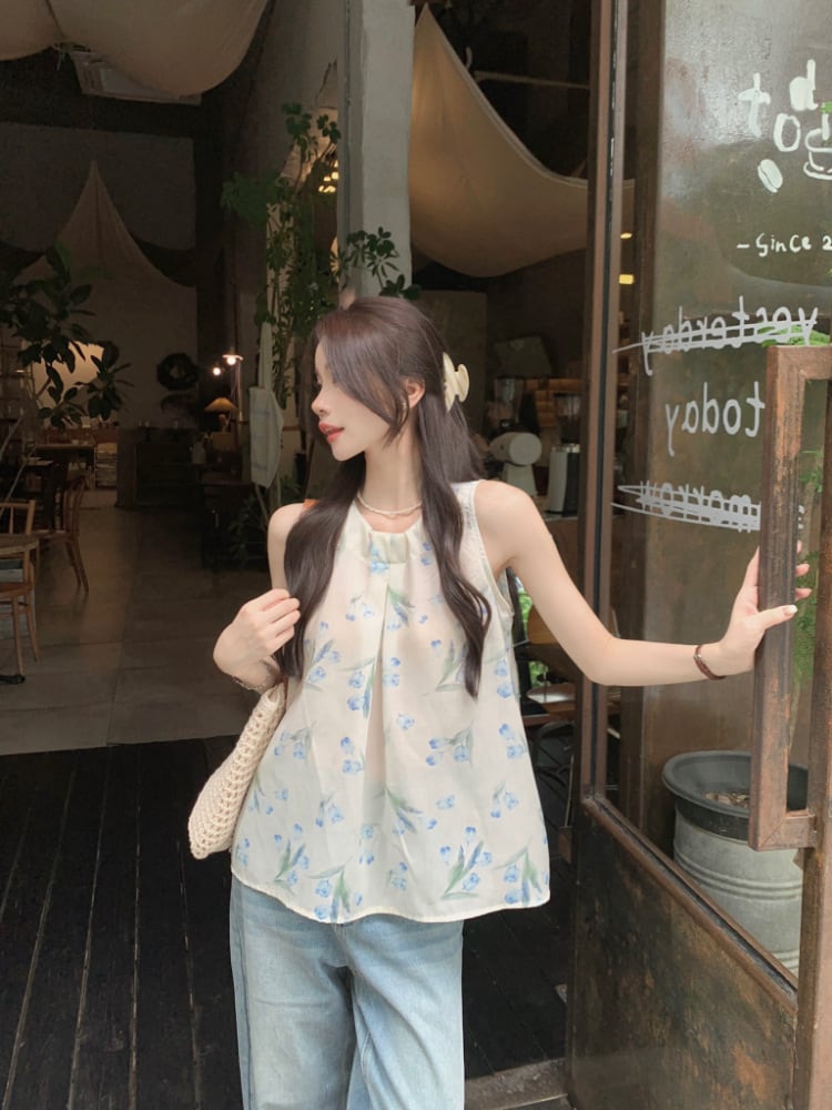 【tops】ノースリーブトップス　M25172