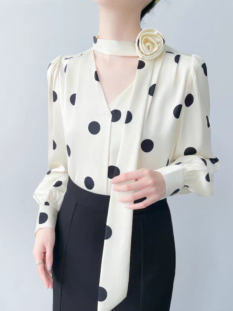 【tops】OL、通勤ブラウス　M29617