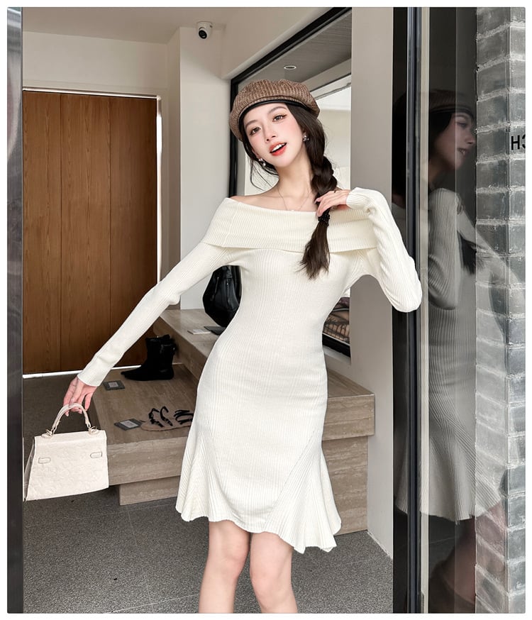 【dress】ニットワンピース　M26035