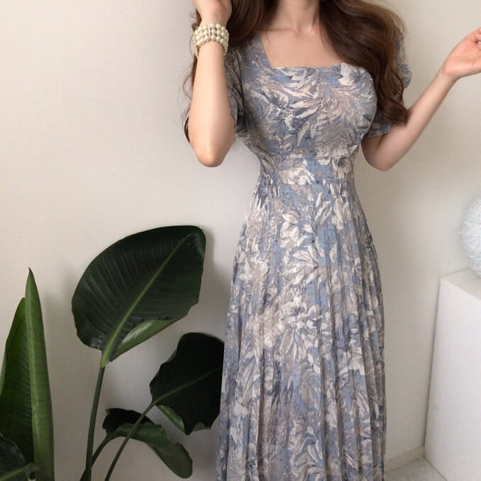 【dress】プリントワンピース　M24231