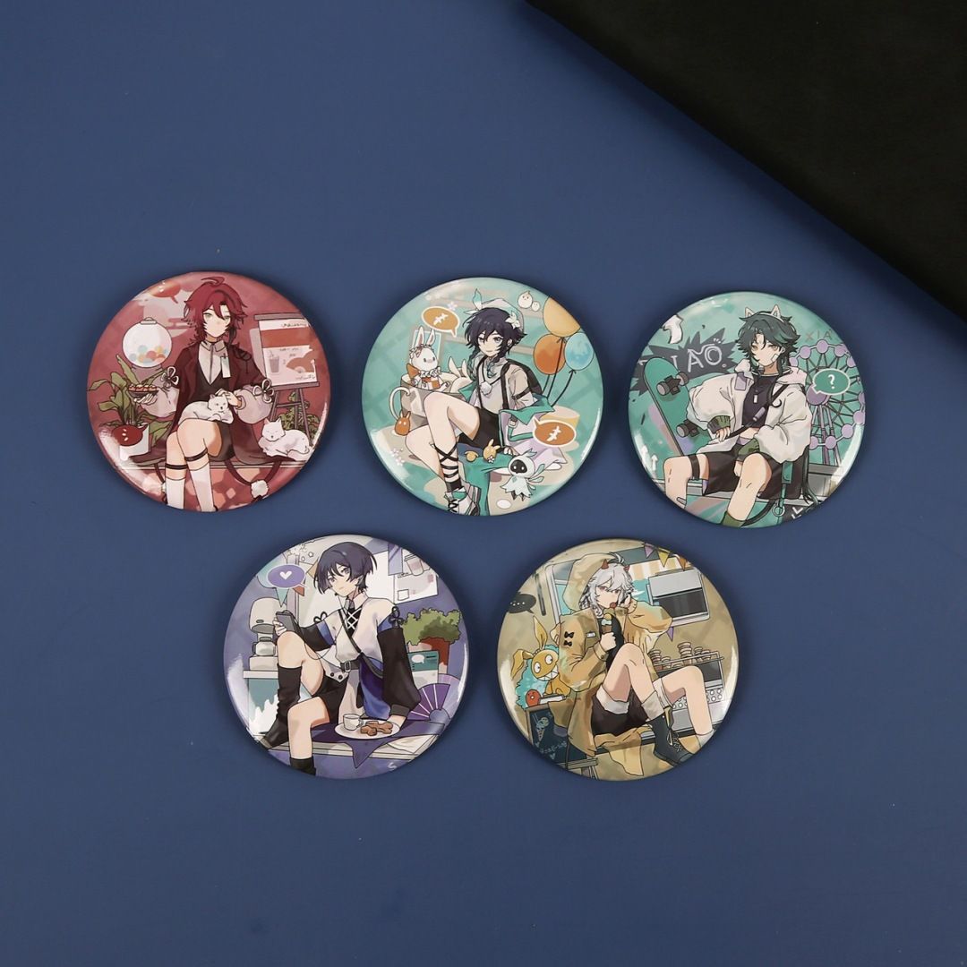 【GOODS】原神 遊園地 缶バッジ Q2187
