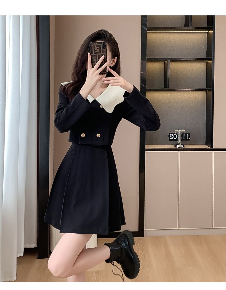 【dress】Aラインデートワンピース　M18848