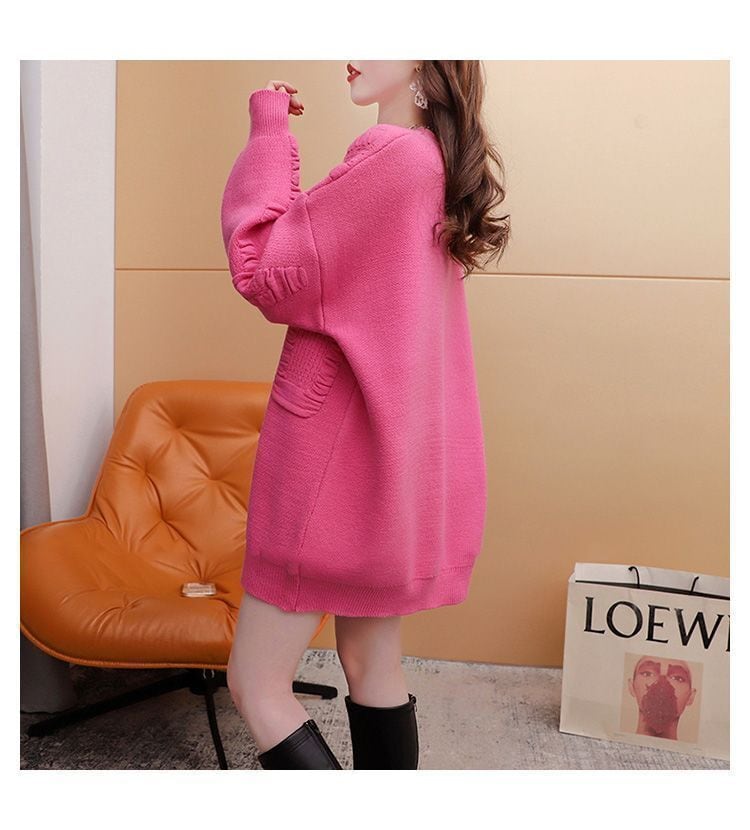 【tops】クルーネックニットセーター　M29145