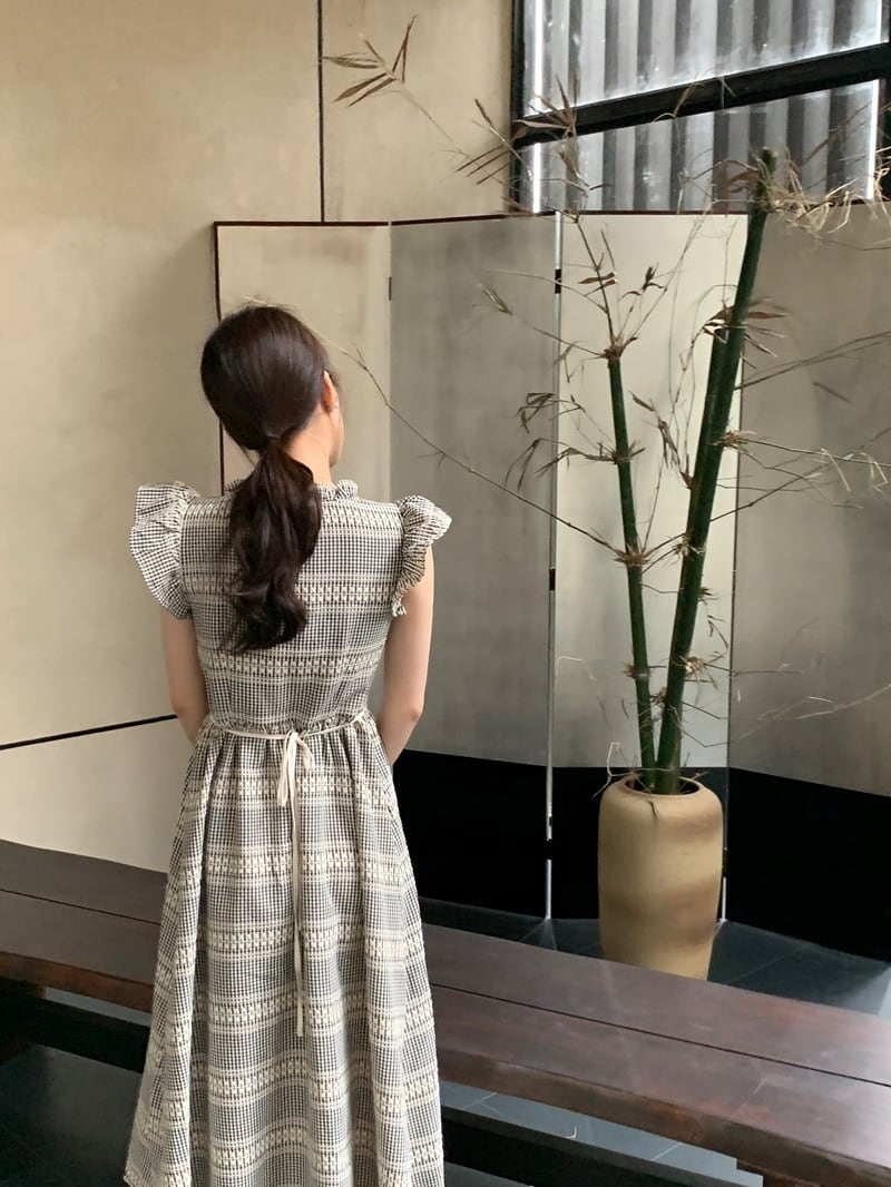 【dress】フリルワンピース　M24461