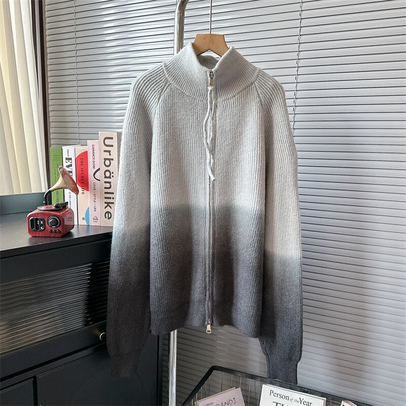 【outer】Wジップニットカーデ　M18981