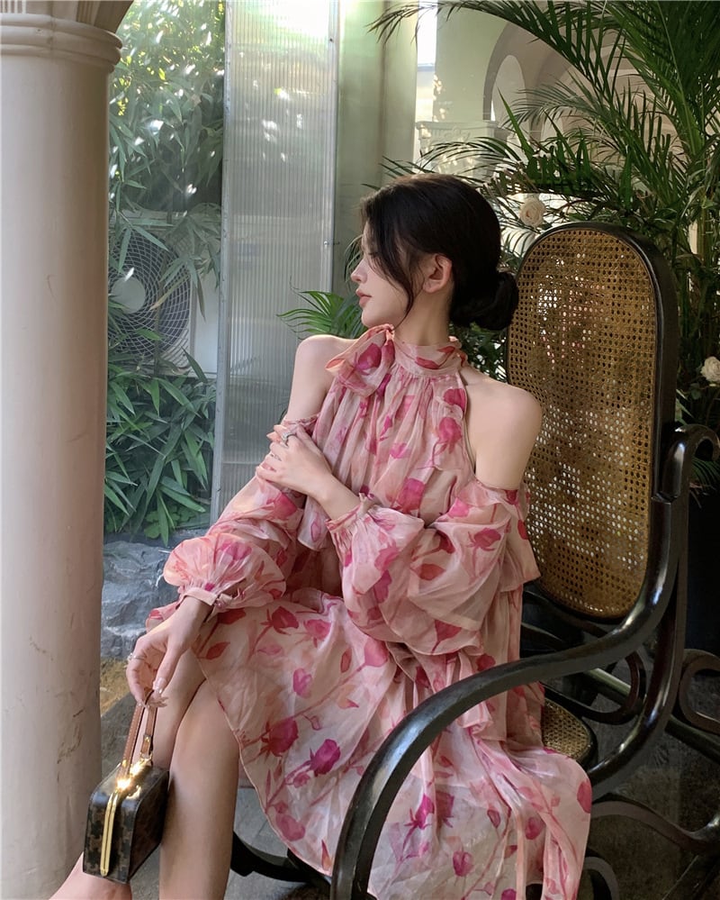 【dress】花柄ワンピース G20407