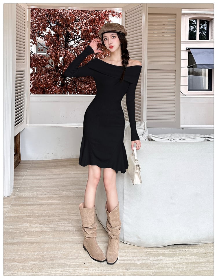【dress】ニットワンピース　M26035