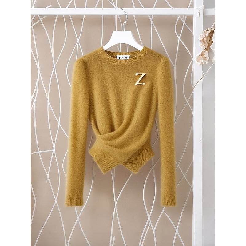 【tops】クロスニットトップス　M28765