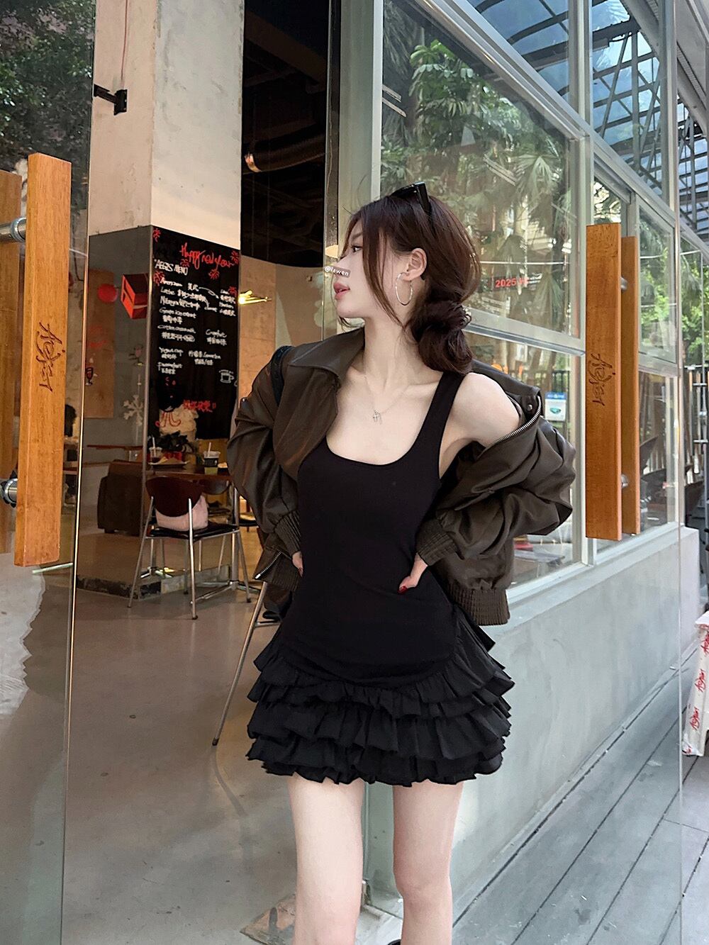 【dress】フリルキャミワンピース　M29802