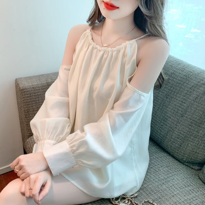 【tops】オフショルダートップス　M25443
