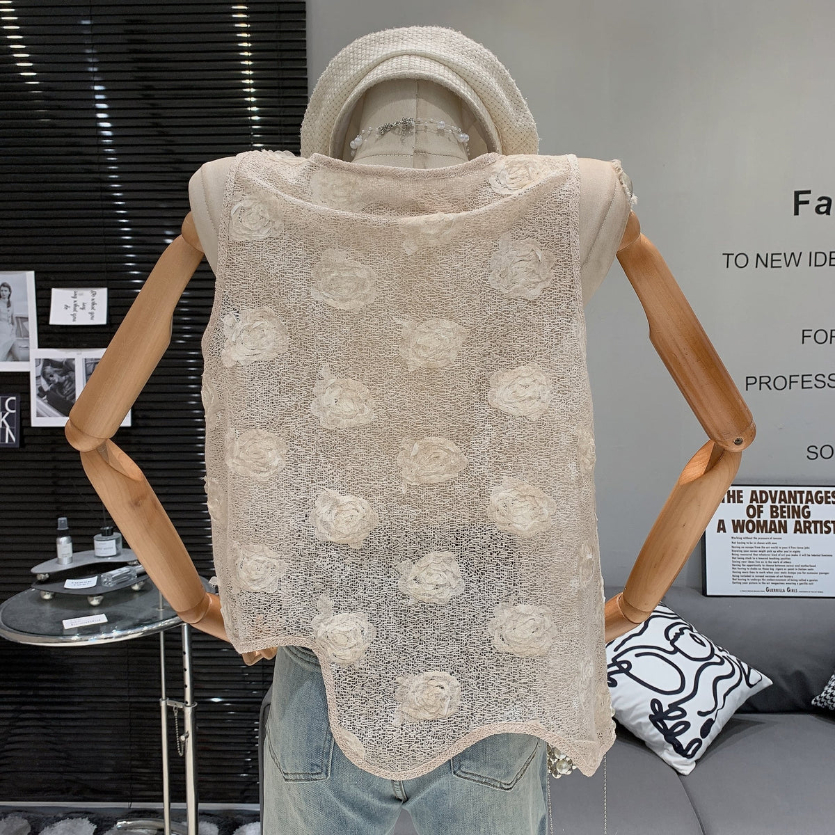 【tops】立体フラワートップス　M25025