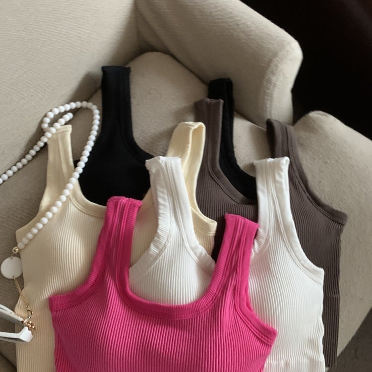 【tops】ニットキャミソール　M25468
