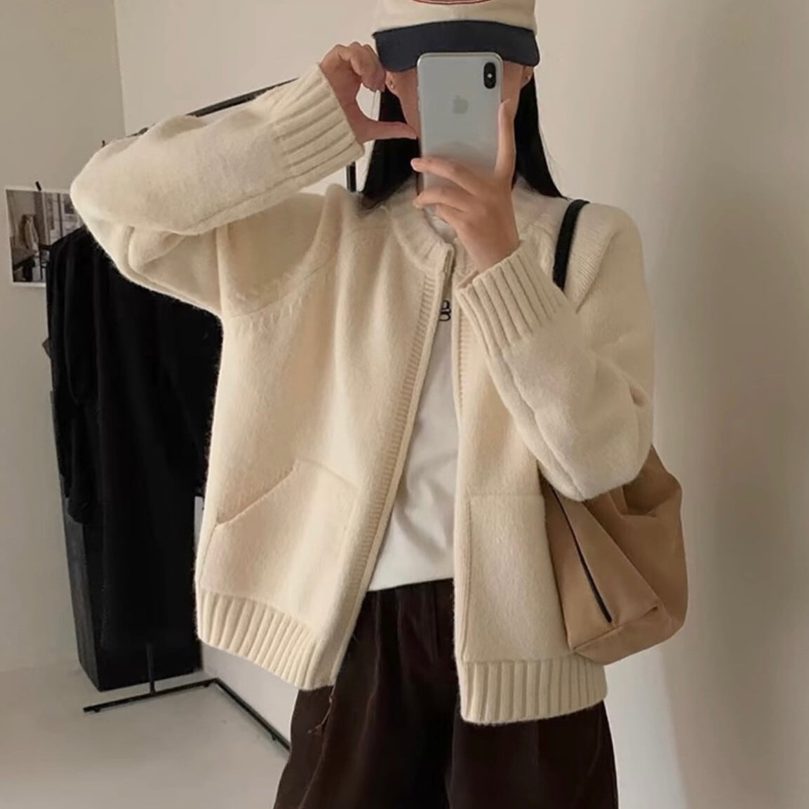 【outer】ニットカーデ　M29041
