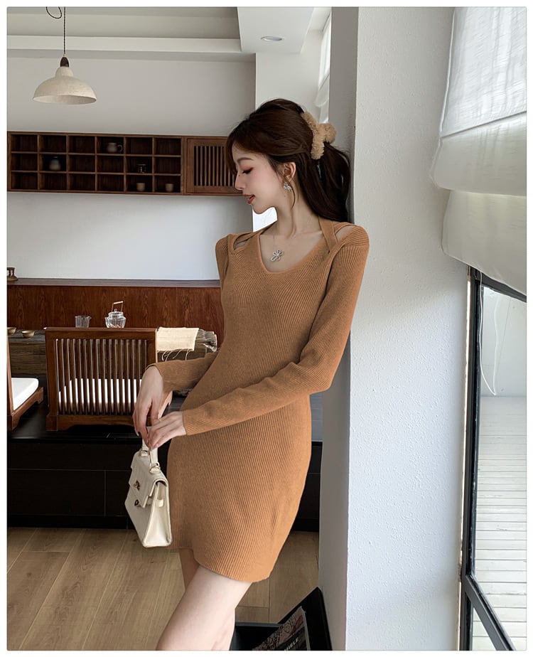 【dress】ニットワンピース　M25534