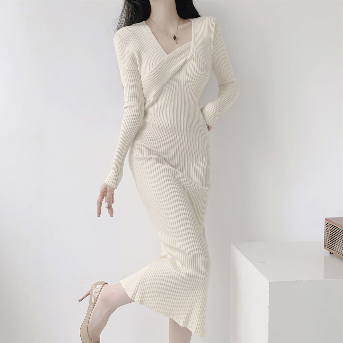 【dress】ニットワンピース　M28068