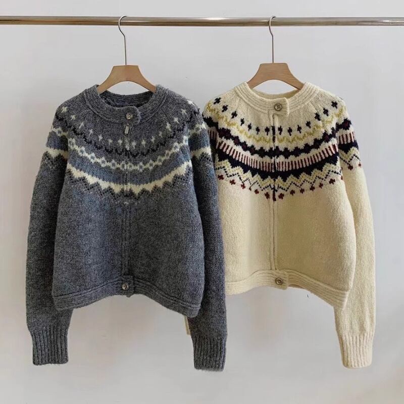 【outer】ニットカーデ　M28873