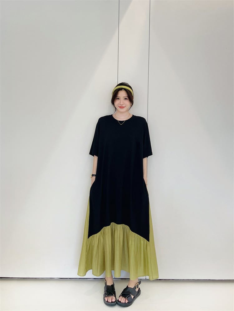 【dress】切り替えワンピース　M25159