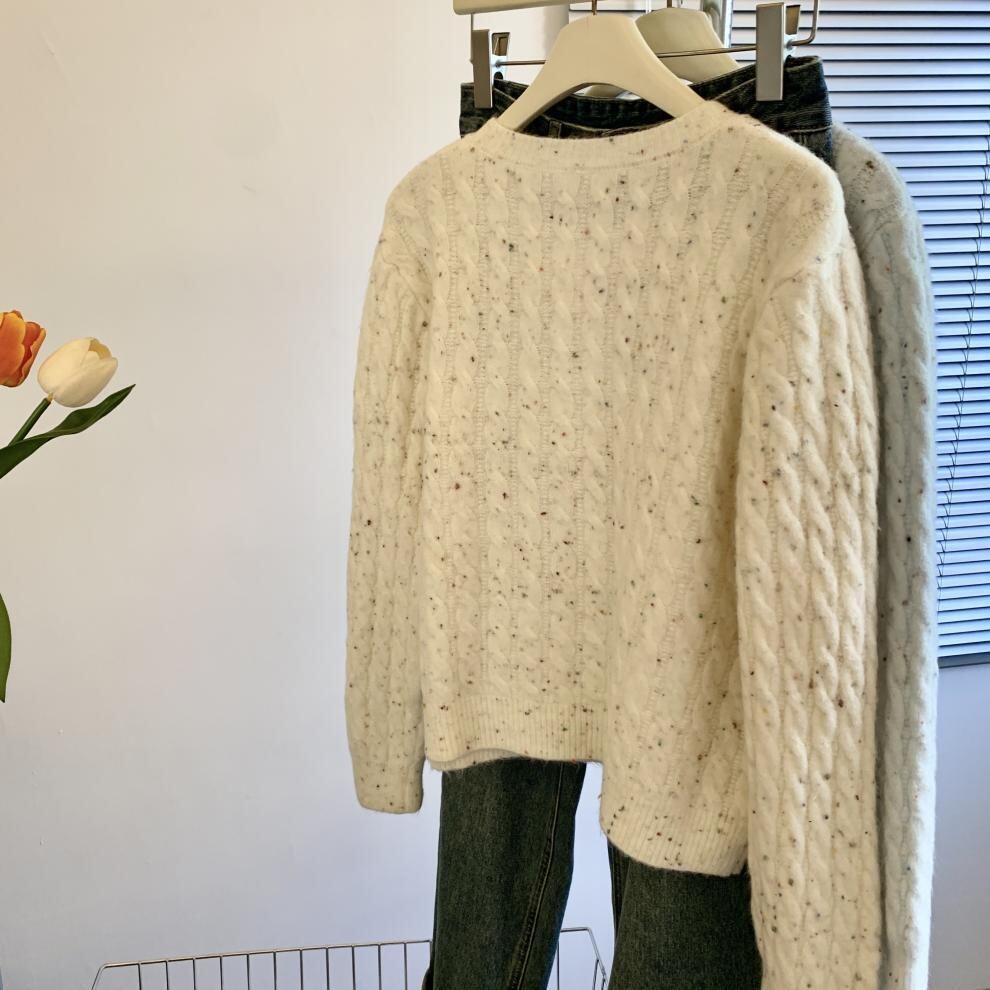 【outer】刺繍ニットカーデ　M29261