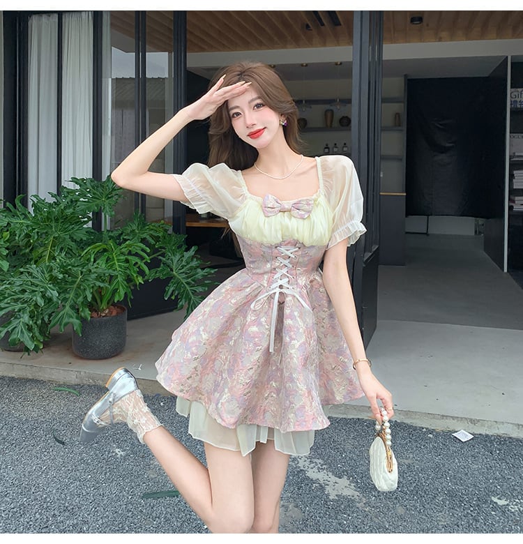 【dress】デートワンピース　M25235