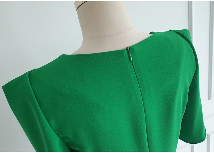 【dress】Vネックフリルワンピース　M24286